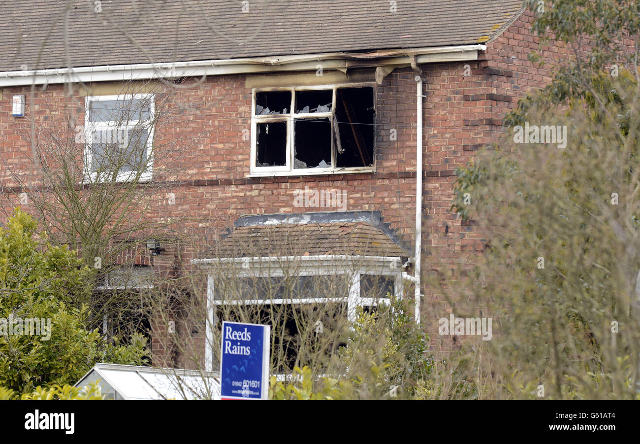 Two killed in house fire Stock Photo - Alamy