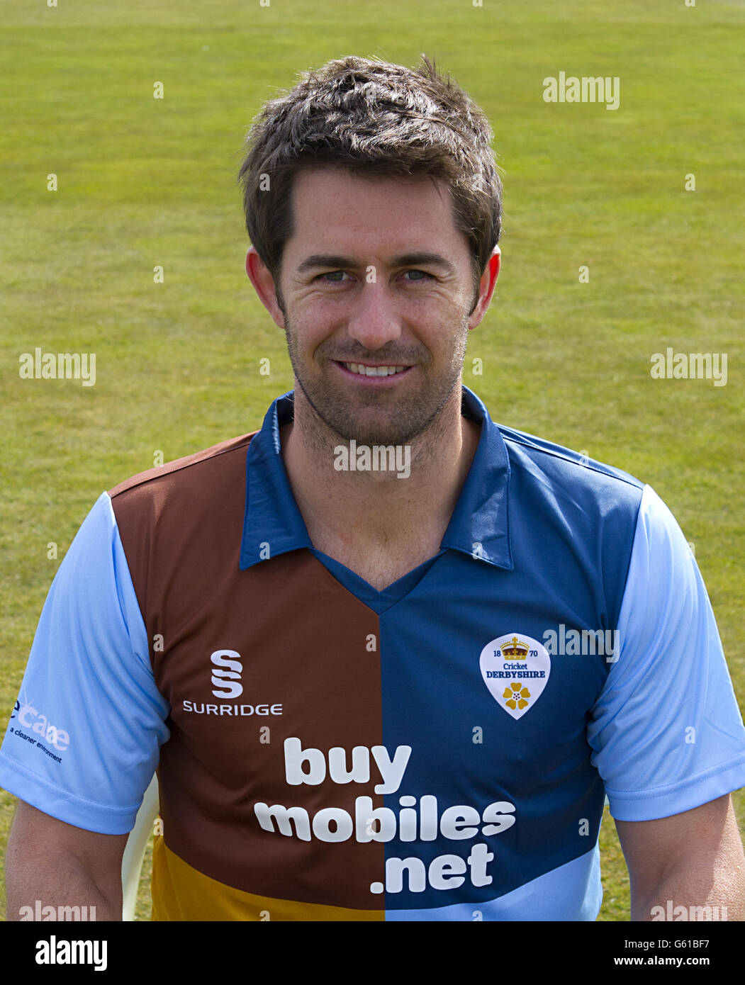 Cricket Derbyshire CCC 2013 Photocall County Ground. Tim Groenewald
