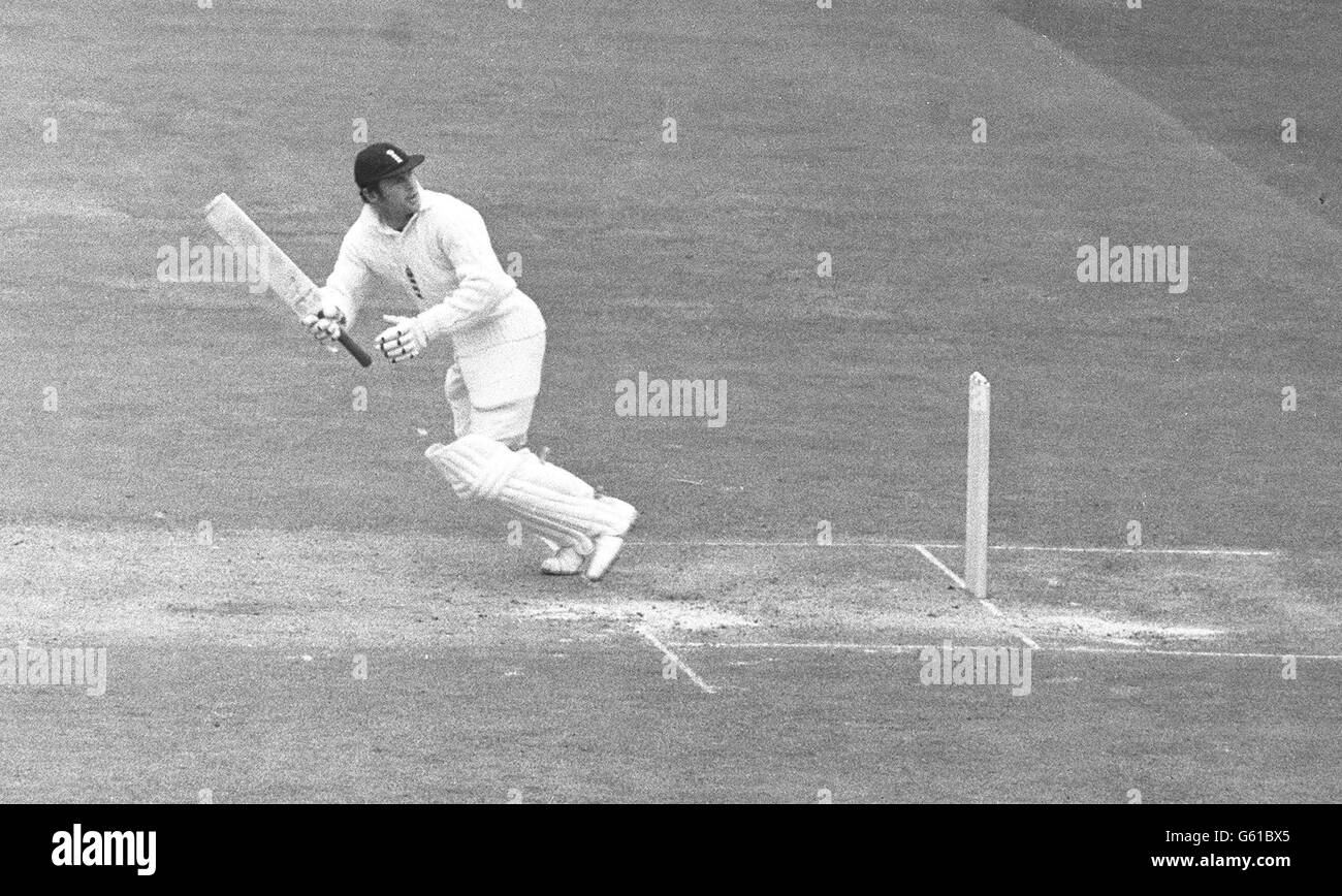 Geoff Boycott, 31, appointed captain of Yorkshire, is seen at the wicket. He has played in tests since 1964 and is the only English batsman ever to have an average of 100 for a season. He made his debut in 1962. * 4/9/02: Former England and Yorkshire opening batsman Geoffrey Boycott, confirmed that he has been diagnosed with cancer. Boycott announced he had pulled out of a commentating job for England's fourth Test against India, starting after tests on a lump in his neck showed the 'existence of cancerous tissue'. Stock Photo