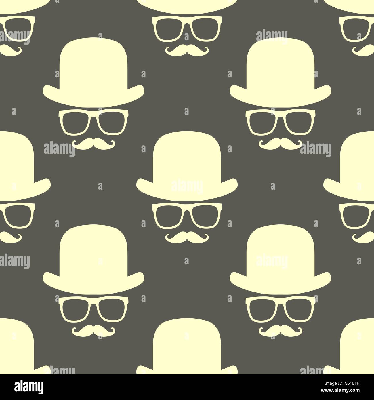Vintage hipster symbol seamless pattern Stock Vector Image & Art - Alamy