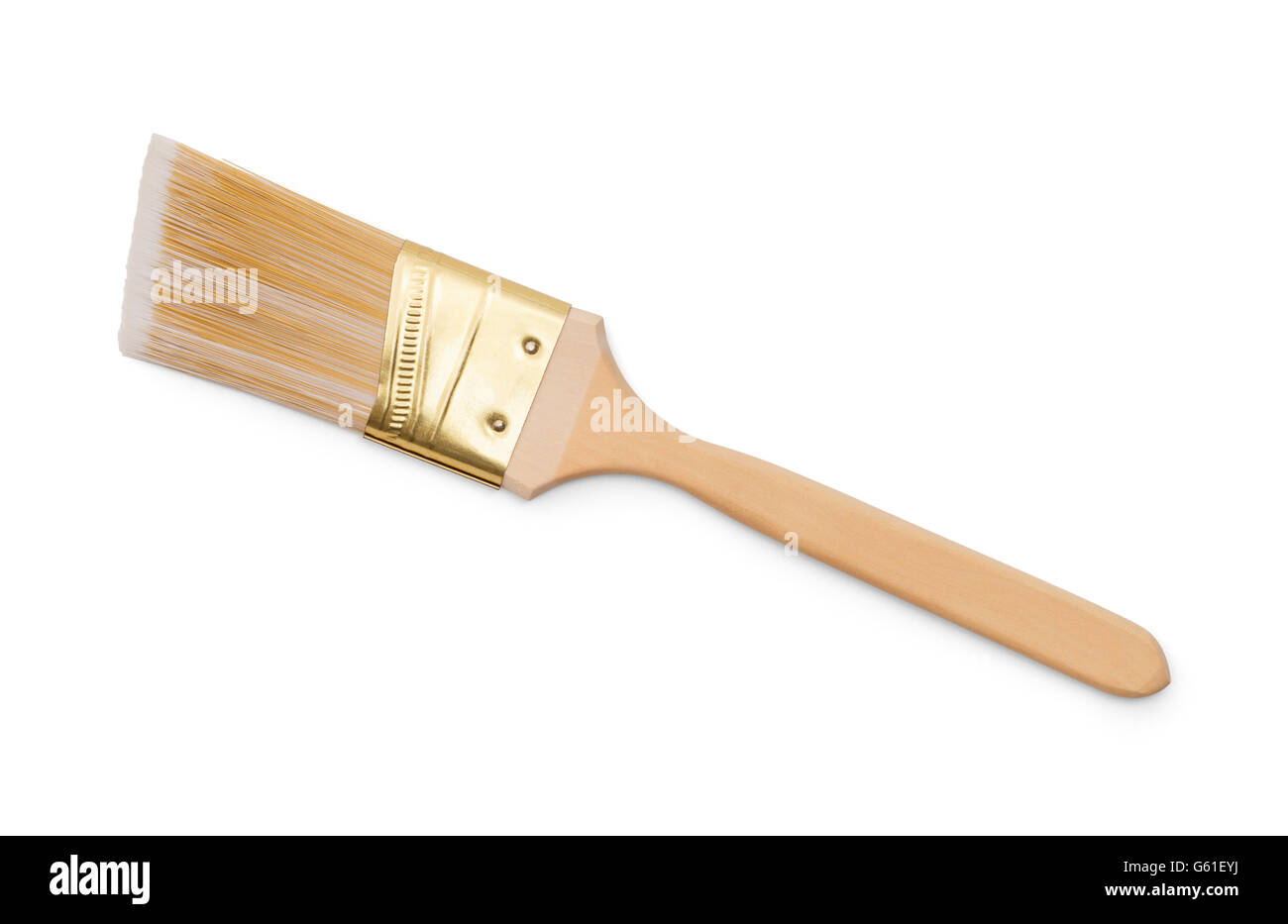 The Thin Paint Brush With Natural Bristles Stock Photo - Download