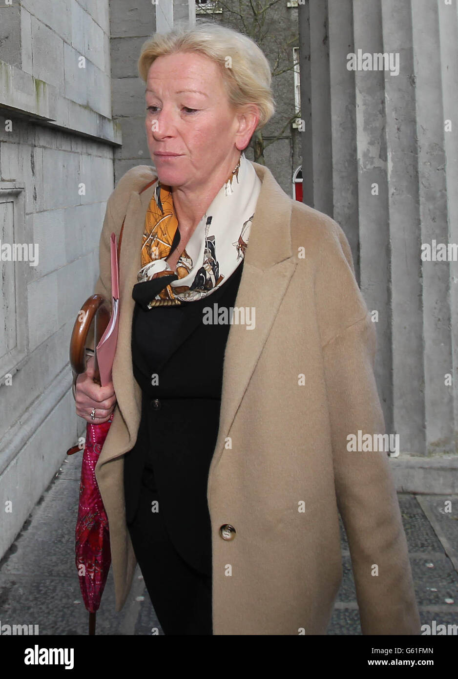 Dr Geraldine Gaffney arrives for the inquest into the death of Savita