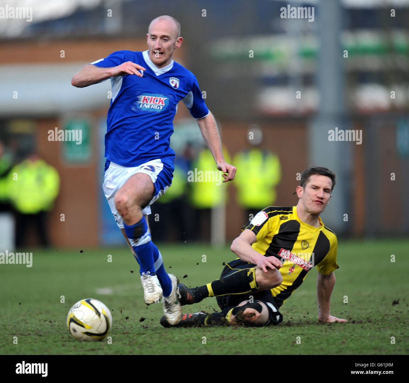 Soccer - npower Football League Two - Burton Albion v Chesterfield - Pirelli Stadium Stock Photo
