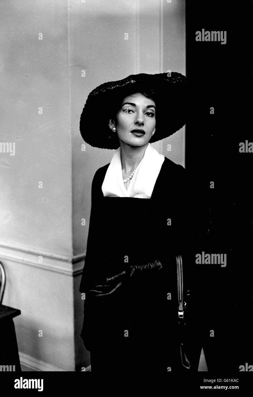 Callas at Covent Garden Stock Photo