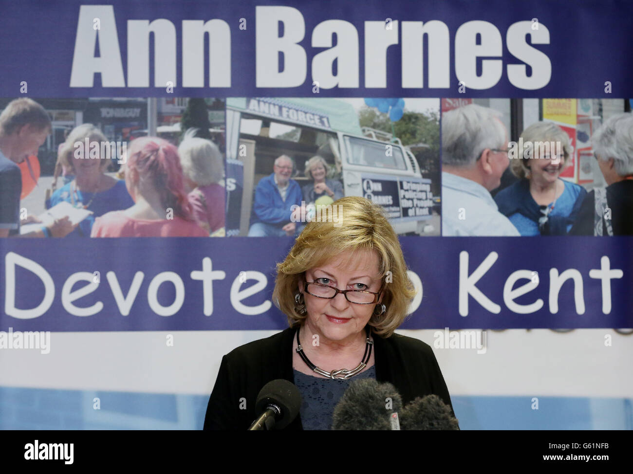 Kent Police Crime Commissioner Anne Barnes Stock Photos Kent