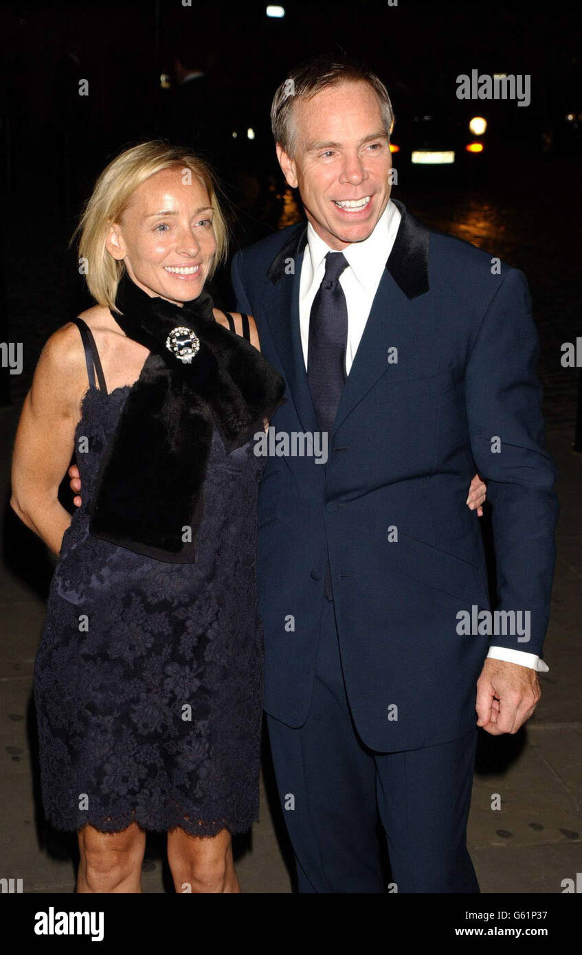 Tommy Hilfiger Gerrard Party. Tommy Hilfiger and his sister at the Garrard party at the Tower of London Stock - Alamy