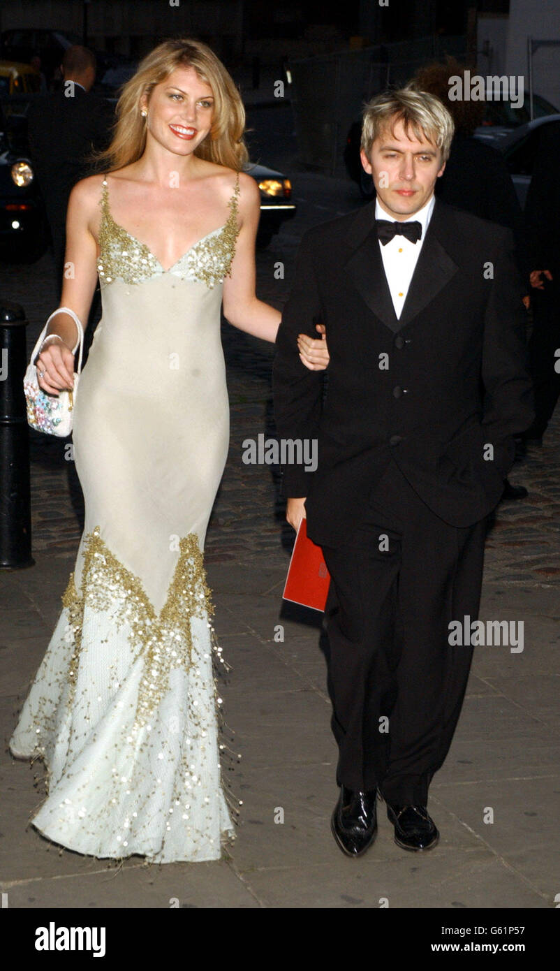 Nick Rhodes and girlfriend Meredith Ostrum arriving at the Garrard