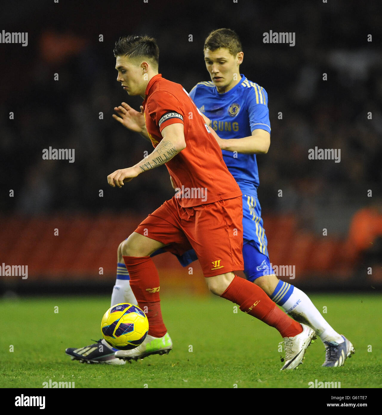 Soccer FA Youth Cup Semi Final First Leg Liverpool v Chelsea