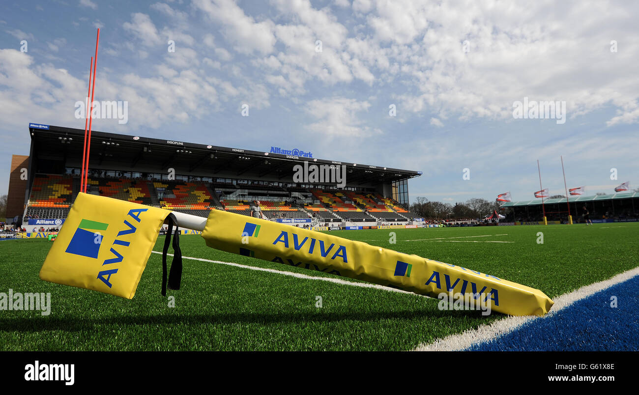 Rugby Union - Aviva Premiership - Saracens v Worcester Rugby - Allianz Park Stock Photo