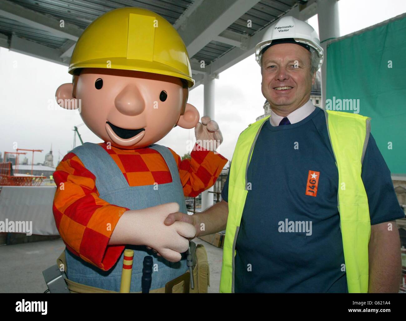 Michael Latham Bob the Builder Stock Photo