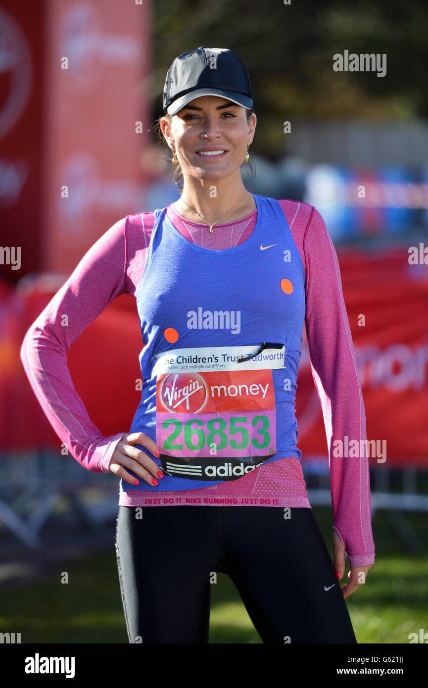 Sophie anderson poses during the virgin london marathon in london hi ...