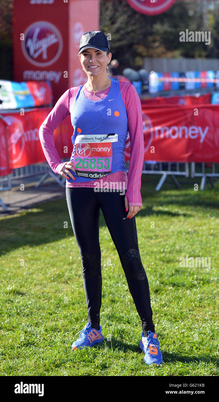 Sophie anderson poses during the virgin london marathon in london hi ...