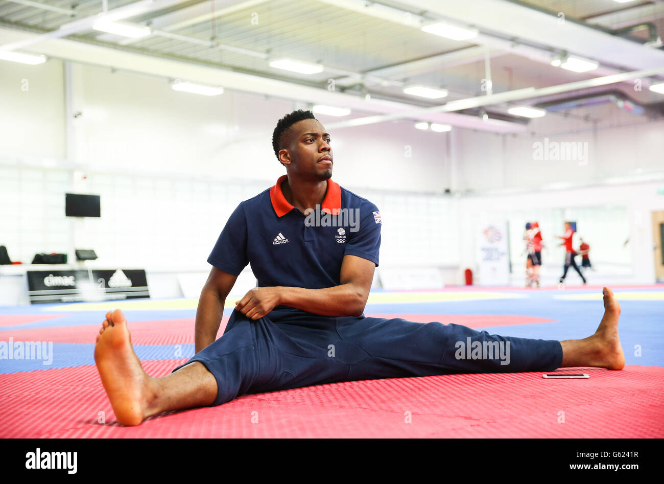 Lutalo Muhammad during the team announcement at the National Taekwondo Centre, Manchester. PRESS ASSOCIATION Photo. Picture date: Wednesday June 22, 2016. See PA story TAEKWONDO Olympics Team GB. Photo credit should read: Barrington Coombs/PA Wire Stock Photo