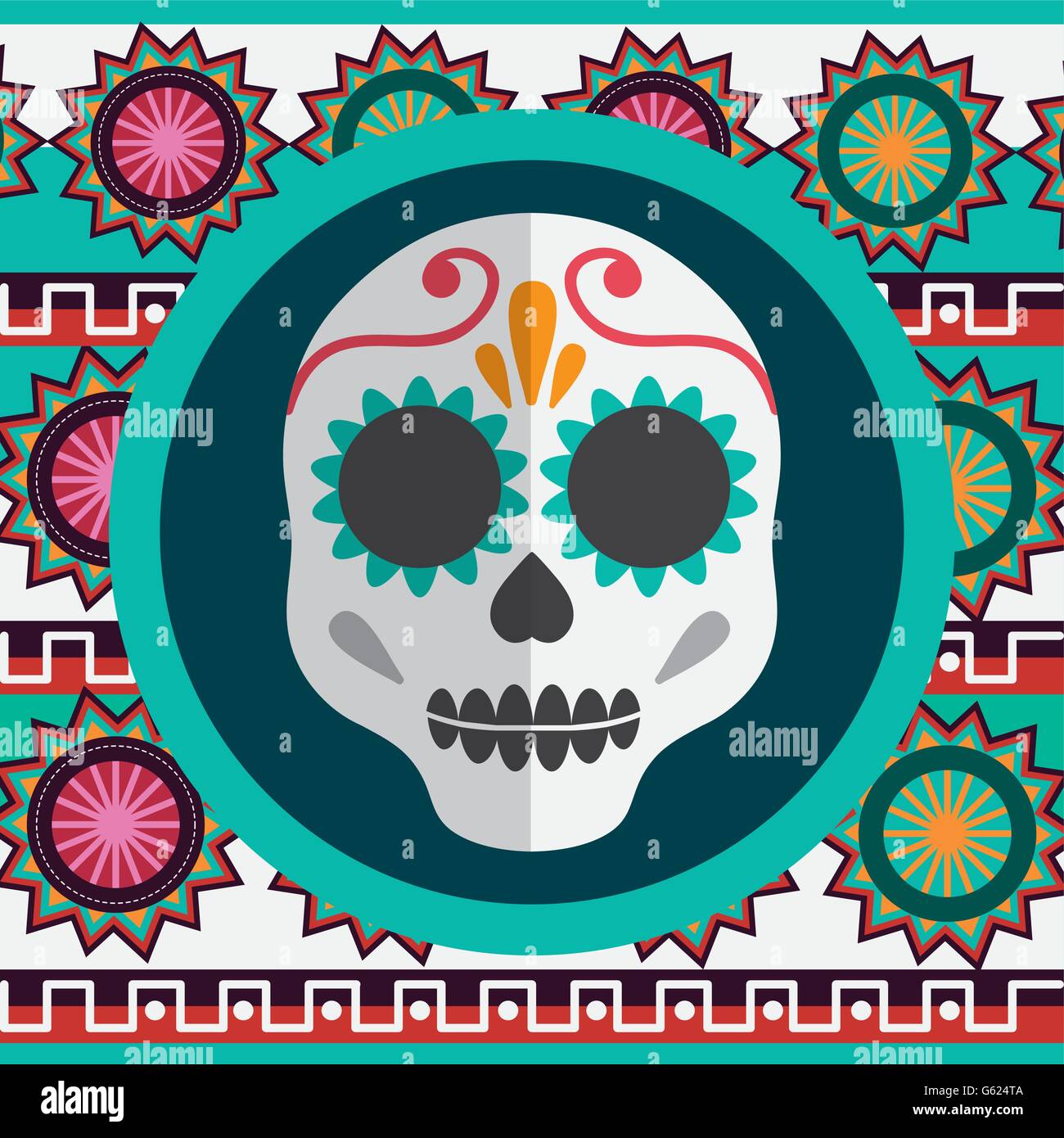 Mexico City Landmarks Stock Vector Images - Alamy