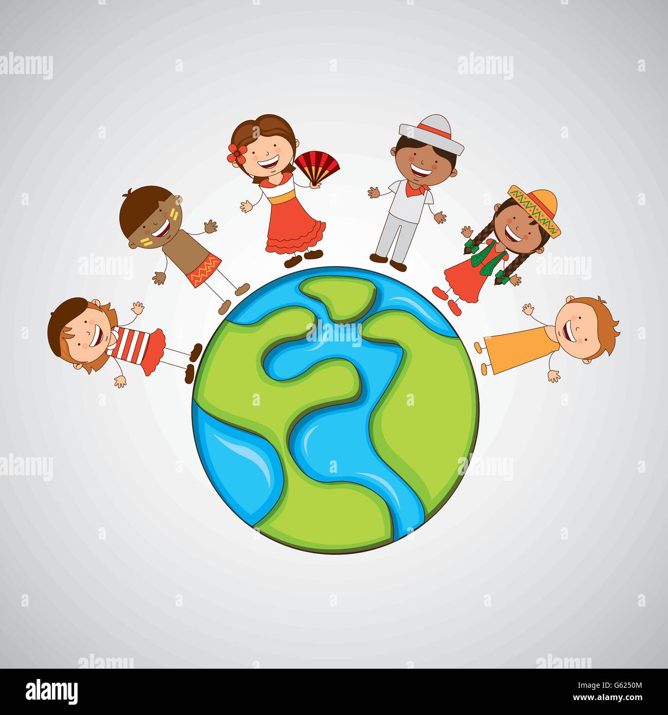 children around the world design Stock Vector Image &amp; Art - Alamy