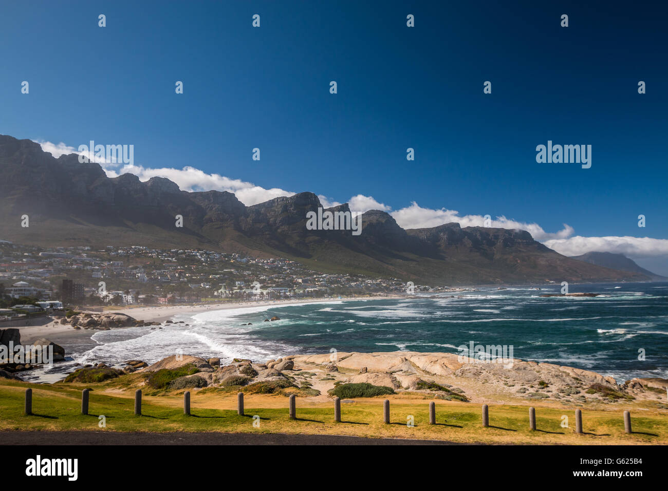 Camps Bay beach in Cape Town South Africa Stock Photo