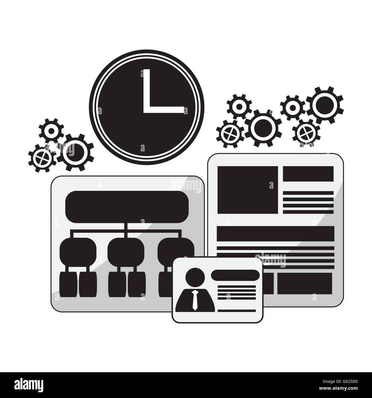 Process icons design Stock Vector Image & Art - Alamy