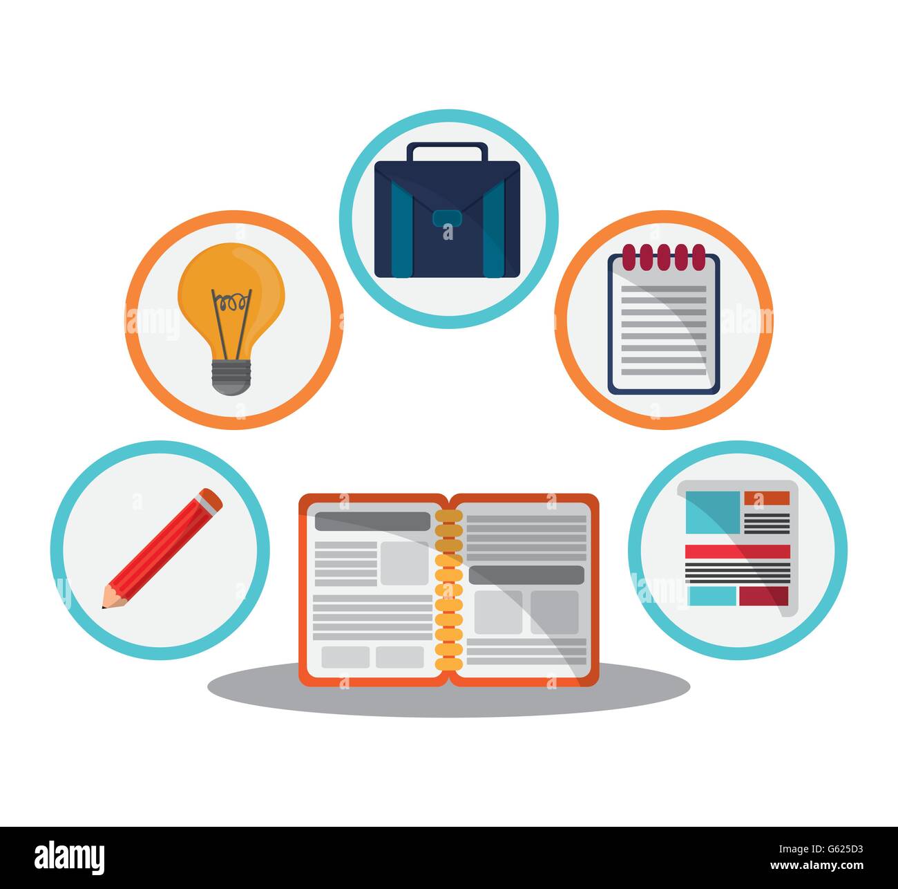 Process icons design Stock Vector Image & Art - Alamy