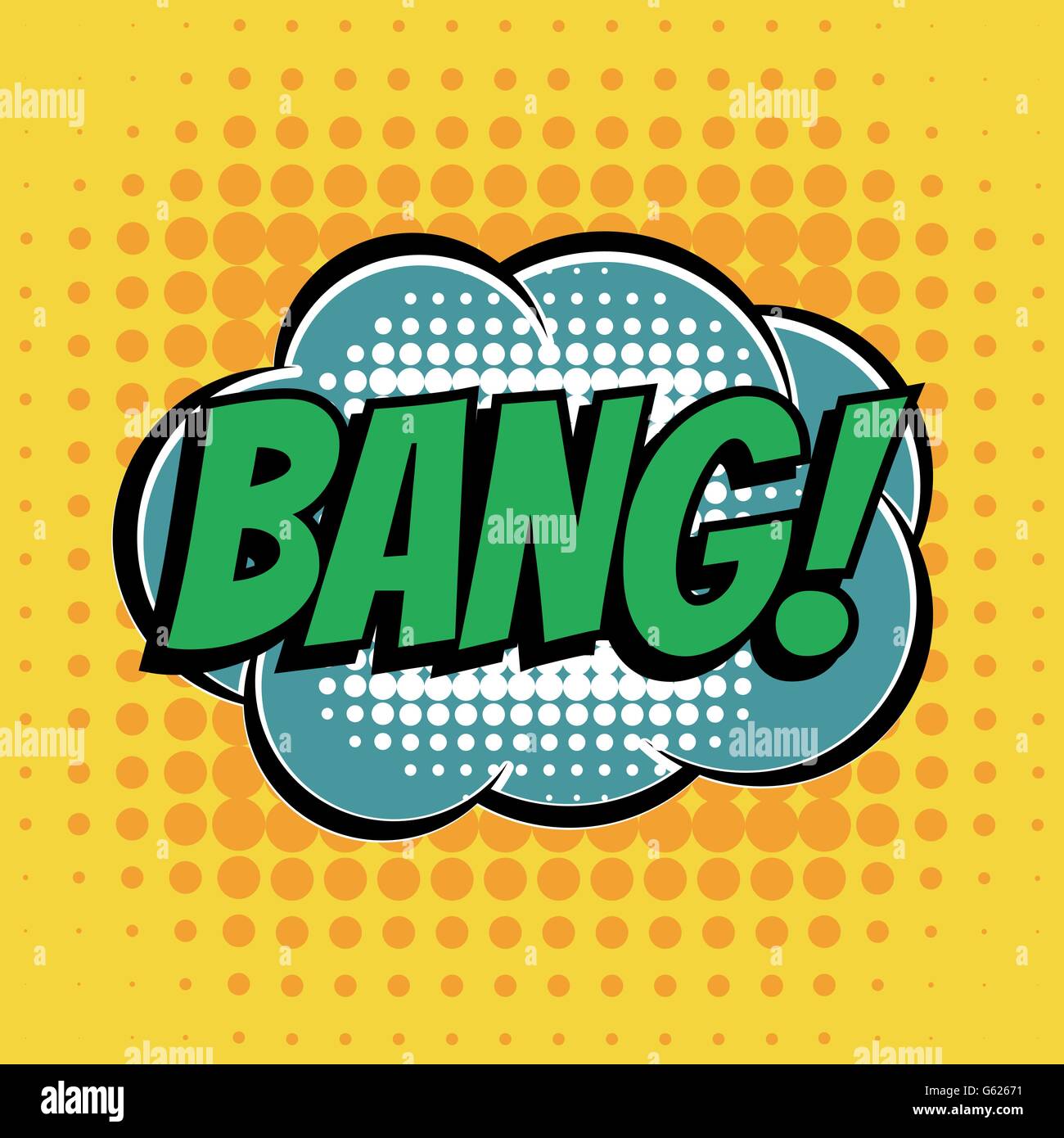 Bang comic book bubble text retro style Stock Vector Image & Art - Alamy