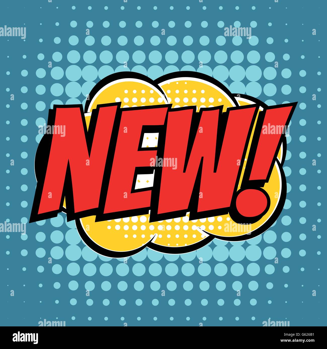 New comic book bubble text retro style Stock Vector Image & Art - Alamy