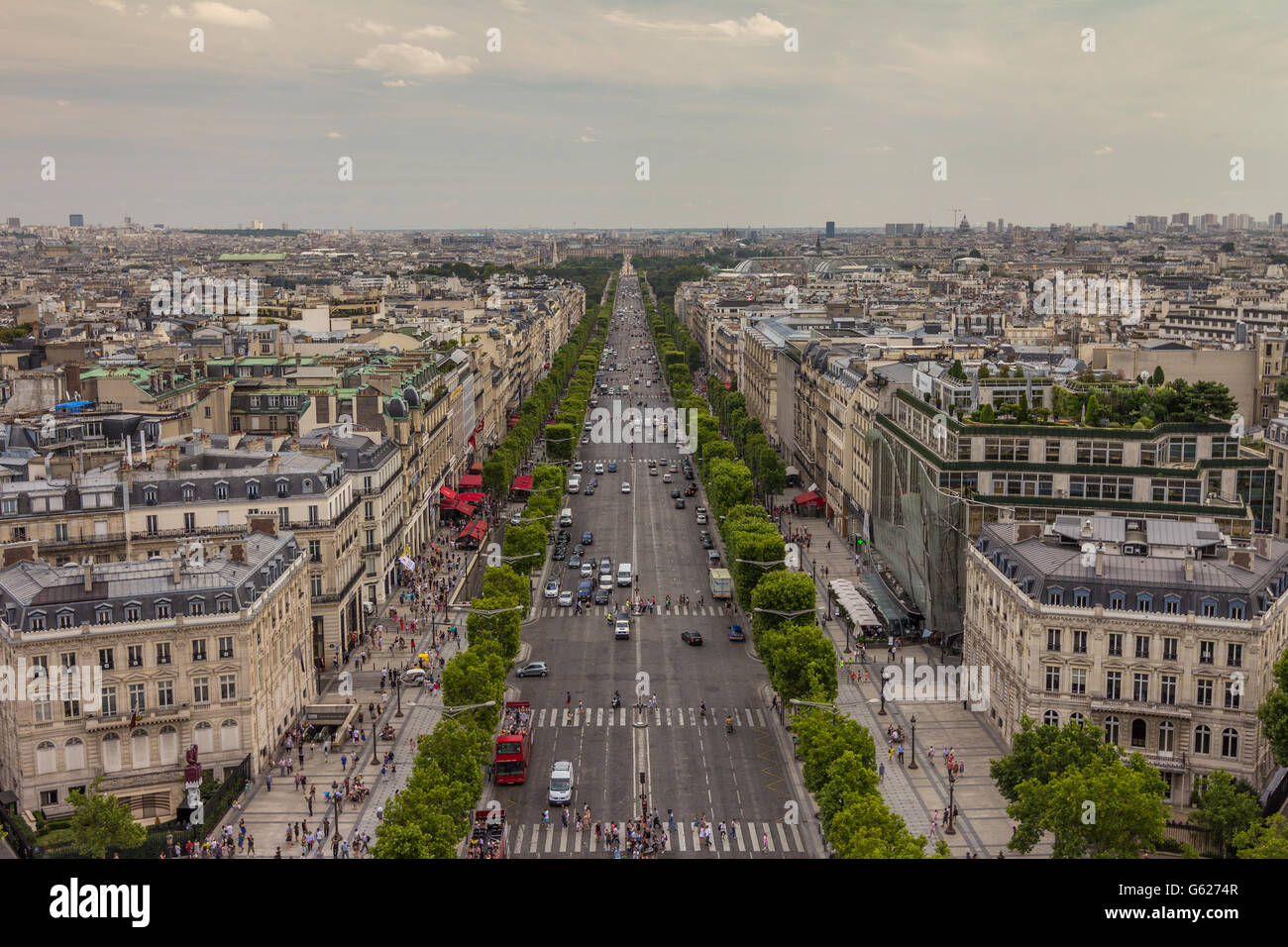 View of Paris Stock Photo