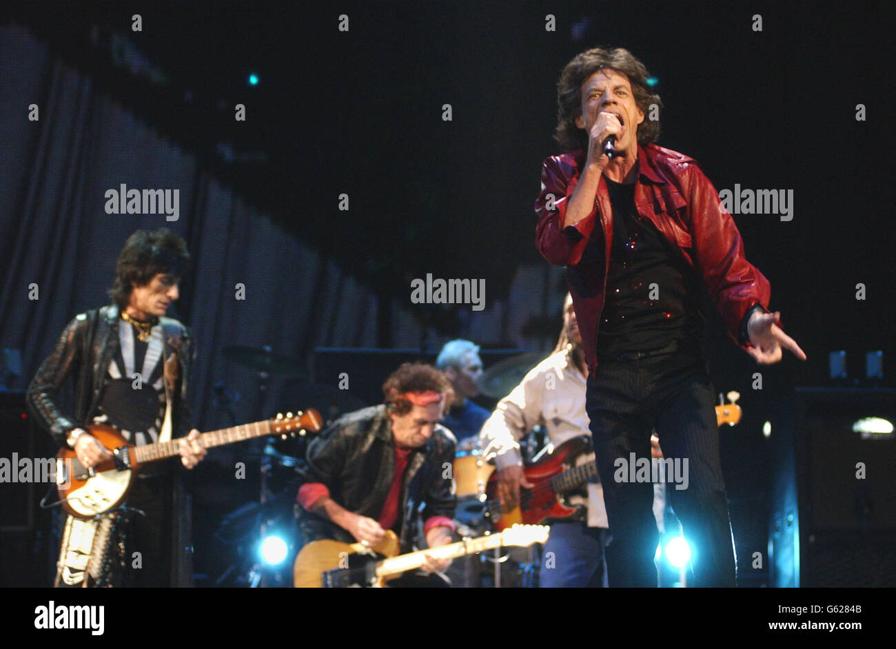 Sir Mick Jagger Rolling Stones Stock Photo Alamy