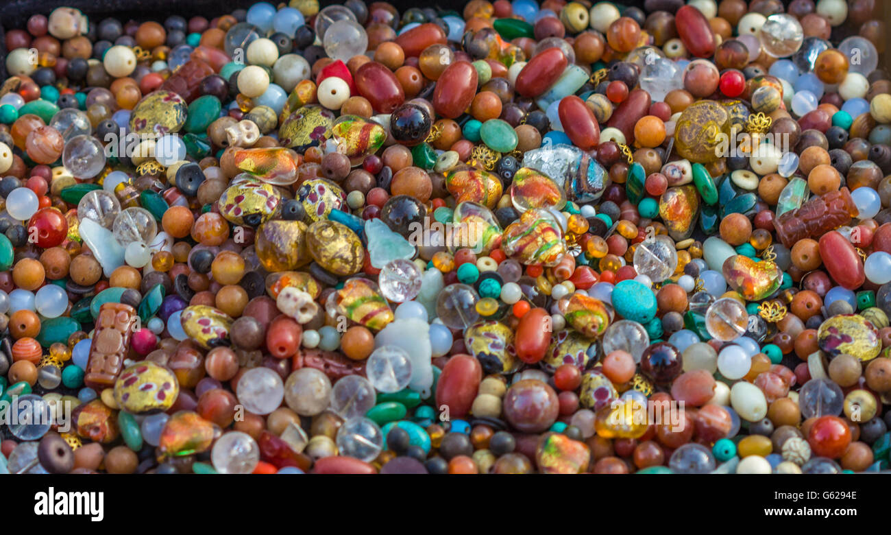 Colorful stones and gems Stock Photo