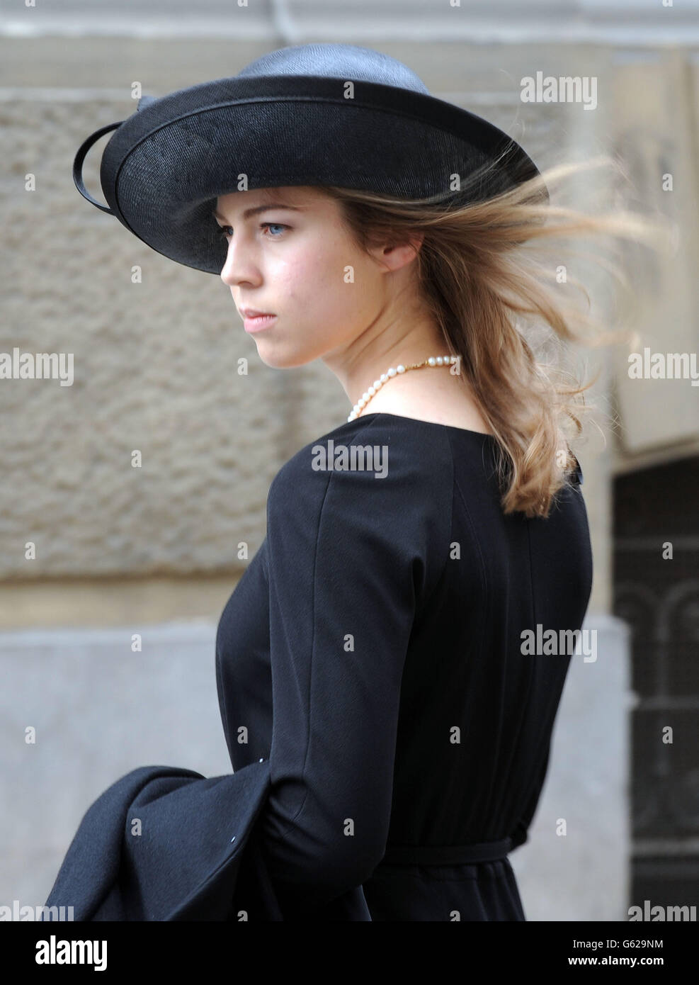 Baroness Thatcher Funeral Stock Photo Alamy