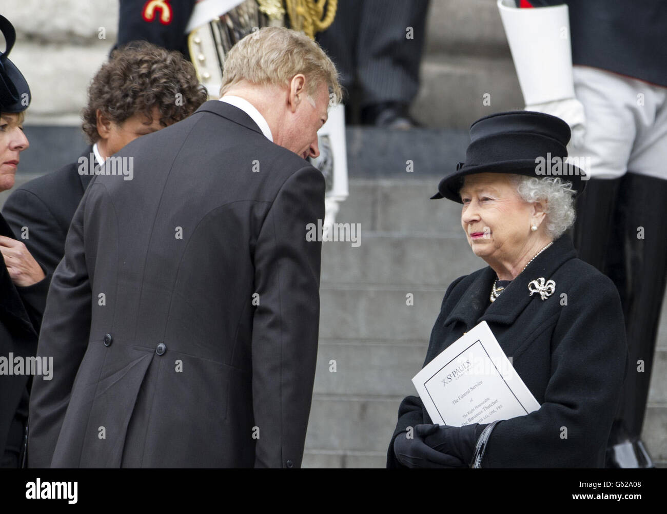 Baroness Thatcher funeral Stock Photo Alamy