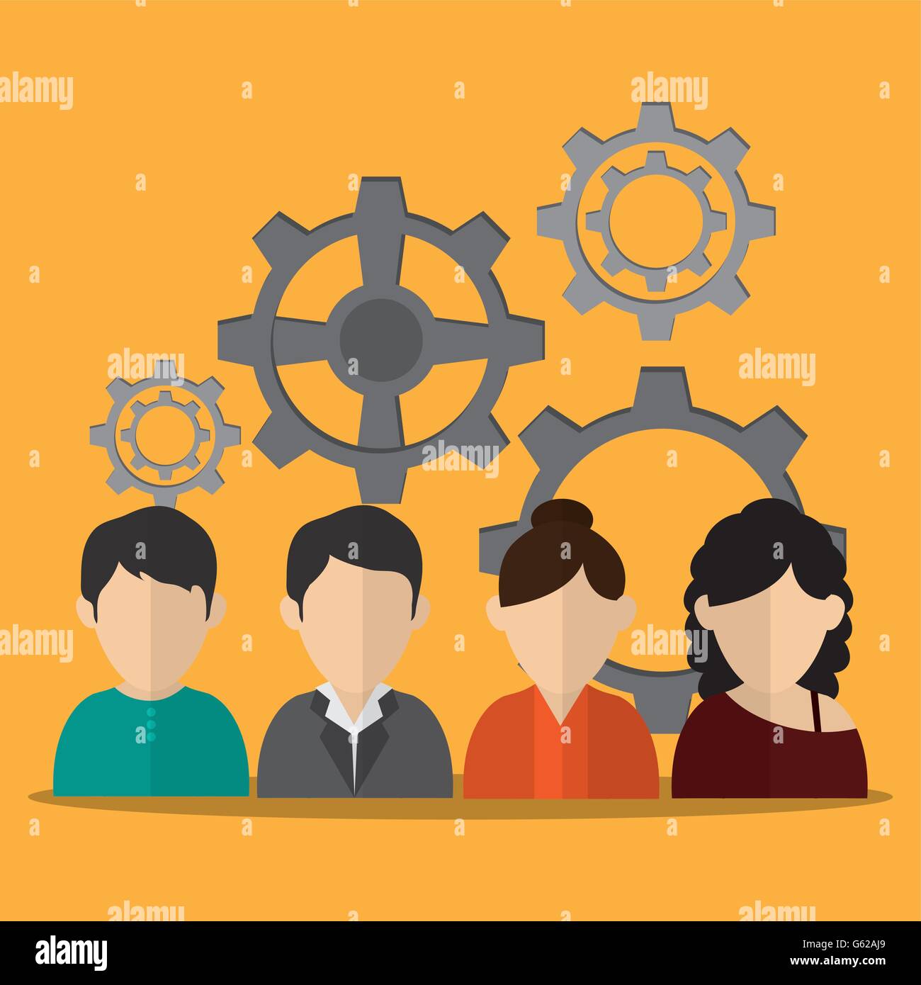 Teamwork icons design Stock Vector Image & Art - Alamy