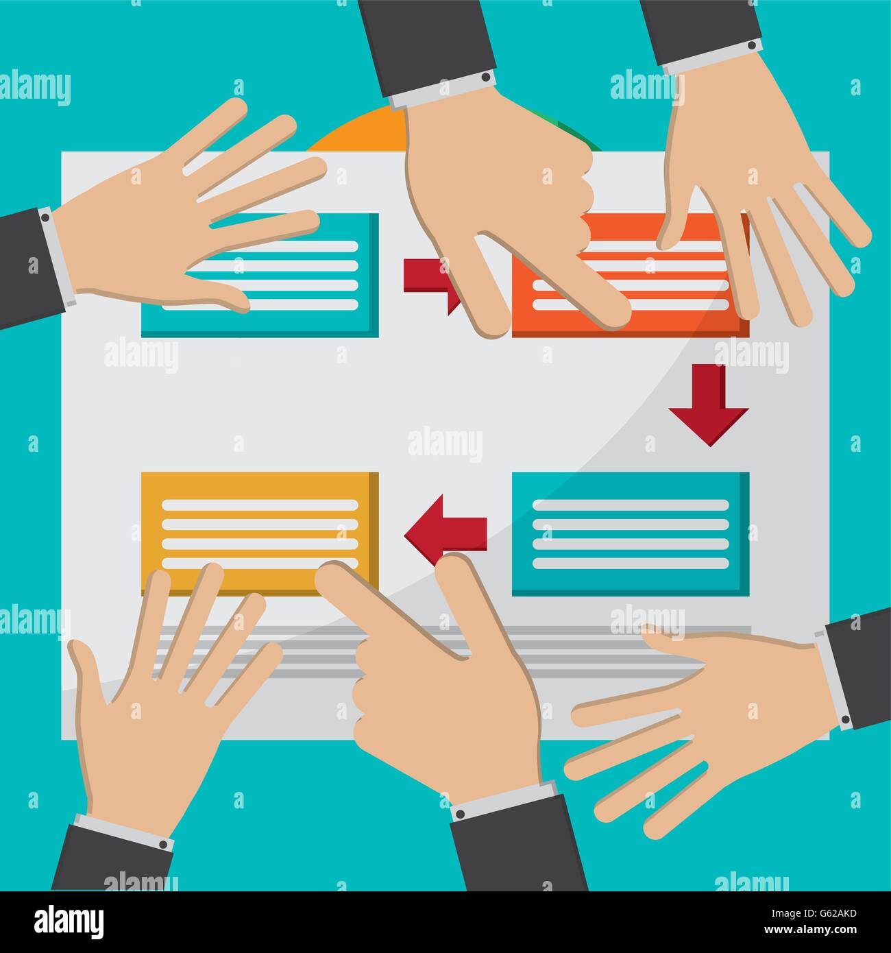 Teamwork icons design Stock Vector Image & Art - Alamy