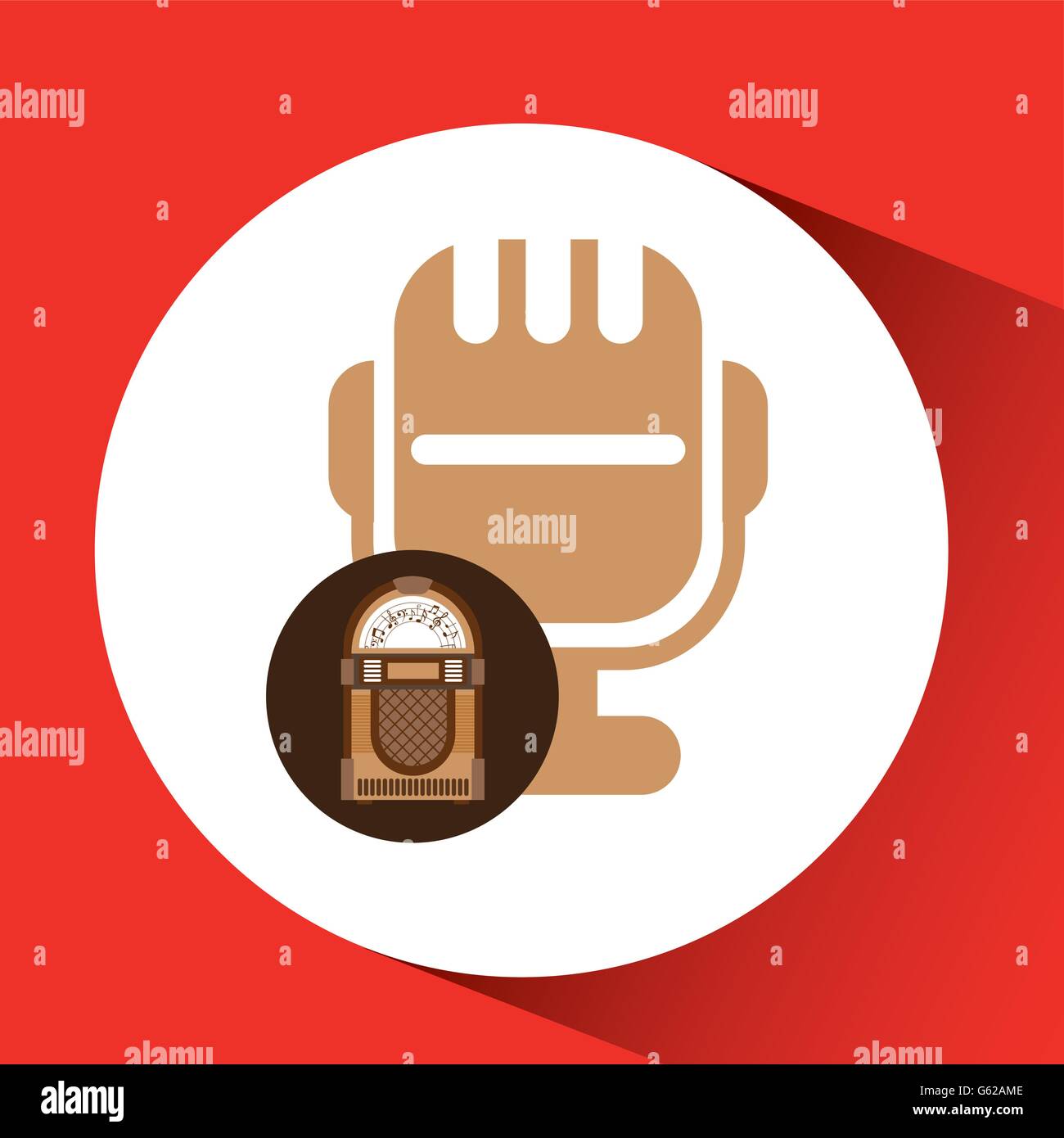 retro music design Stock Vector Image & Art - Alamy