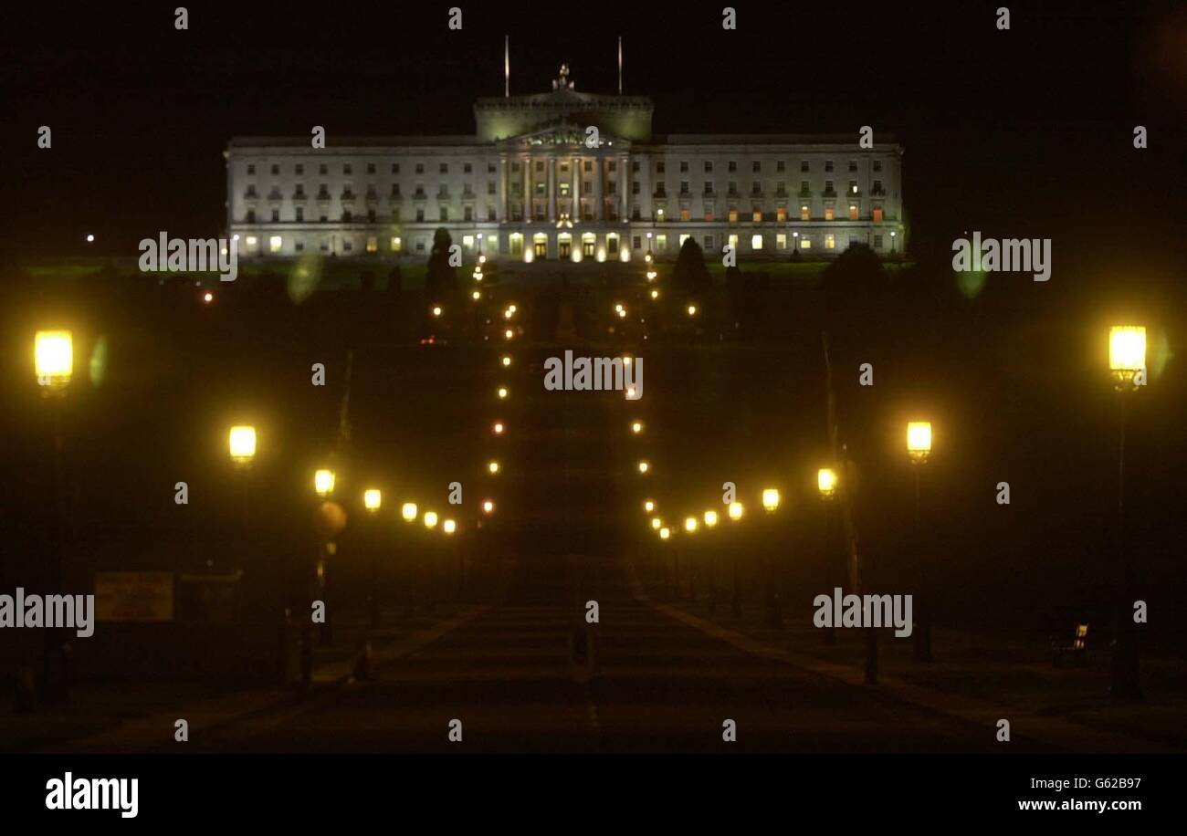 Northern Ireland Assembly Suspension Stock Photo Alamy