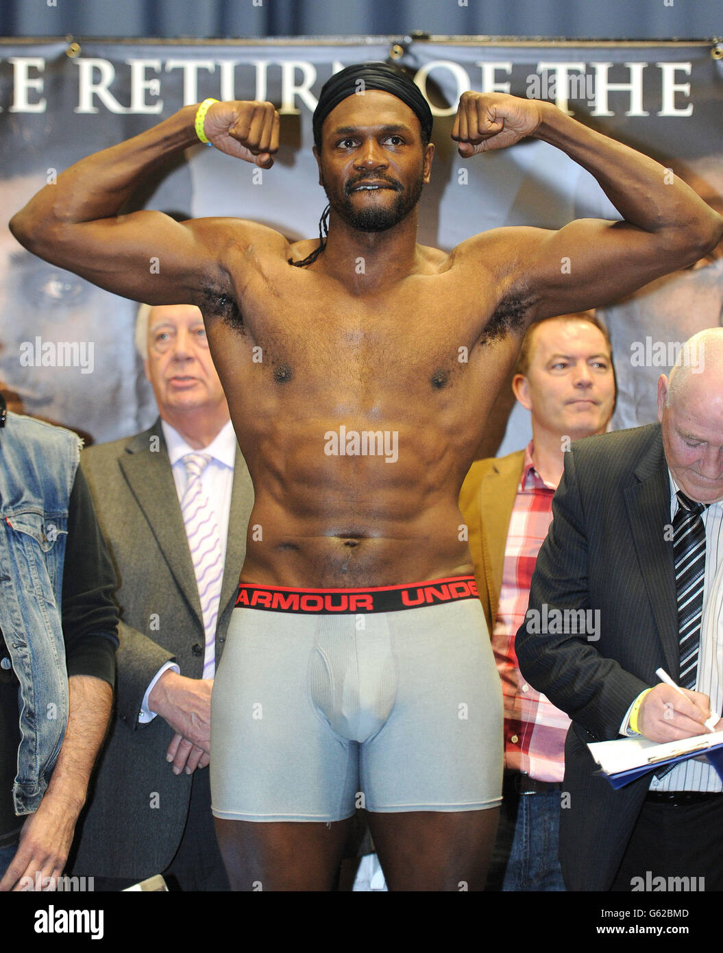 At the weigh in before the fight hires stock photography and images