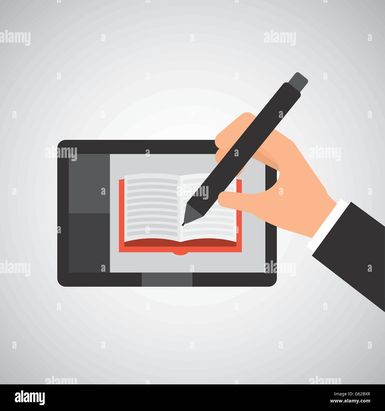 electronic book design Stock Vector Image & Art - Alamy