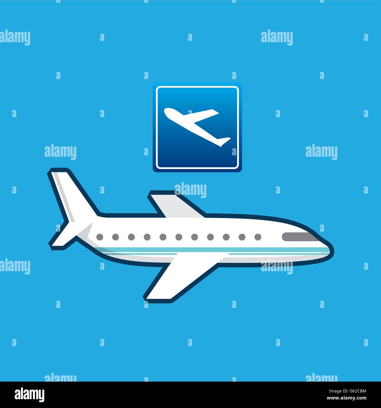 airplane flight design Stock Vector Image & Art - Alamy