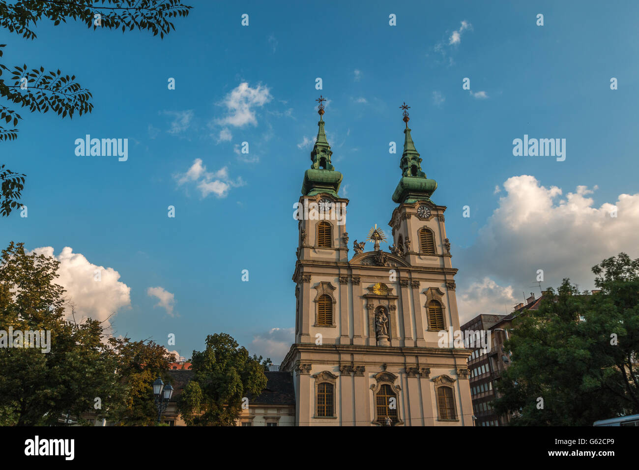 Saint Anne church in Budapest Stock Photo