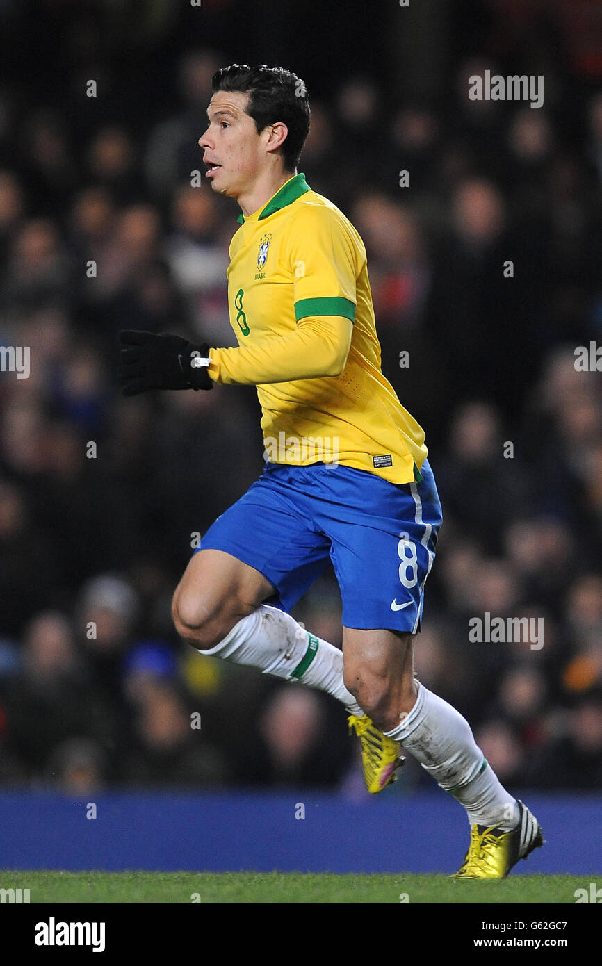 Soccer - International Friendly - Brazil v Russia - Stamford Bridge. Hernanes, Brazil Stock Photo