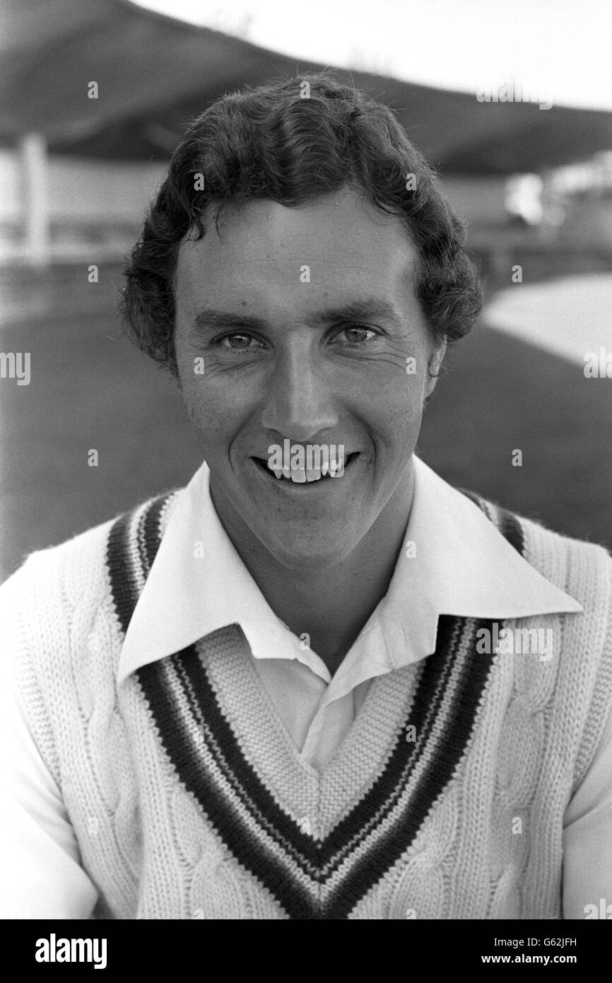 Cricket - Gloucestershire CCC Photocall - County Ground. Gloucestershire left-arm spin bowler John Childs, Stock Photo