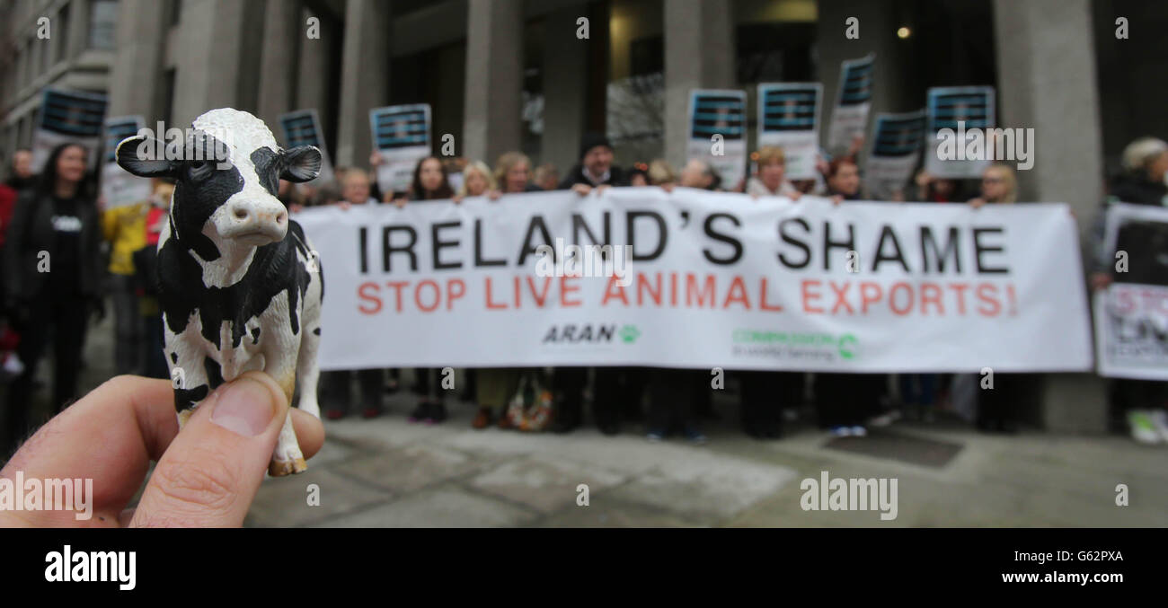 Animal Rights Action Network protest Stock Photo - Alamy