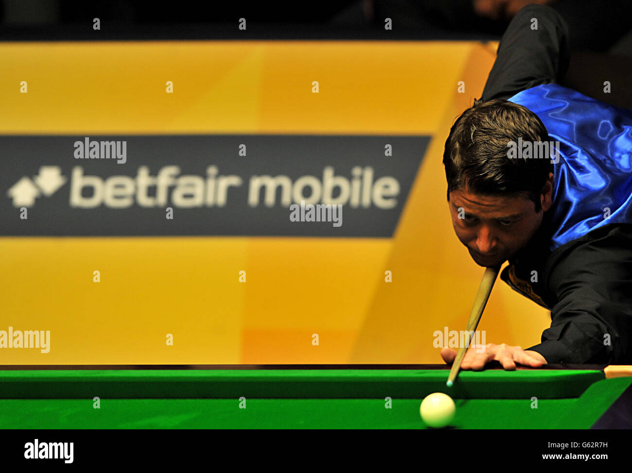 Matthew Stevens during his first round match against Marco Fu during the Betfair World Championships at the Crucible, Sheffield. PRESS ASSOCIATION Photo. Picture date: Wednesday April 24, 2013. See PA Story SNOOKER World. Photo credit should read: Simon Cooper/PA Wire. Stock Photo