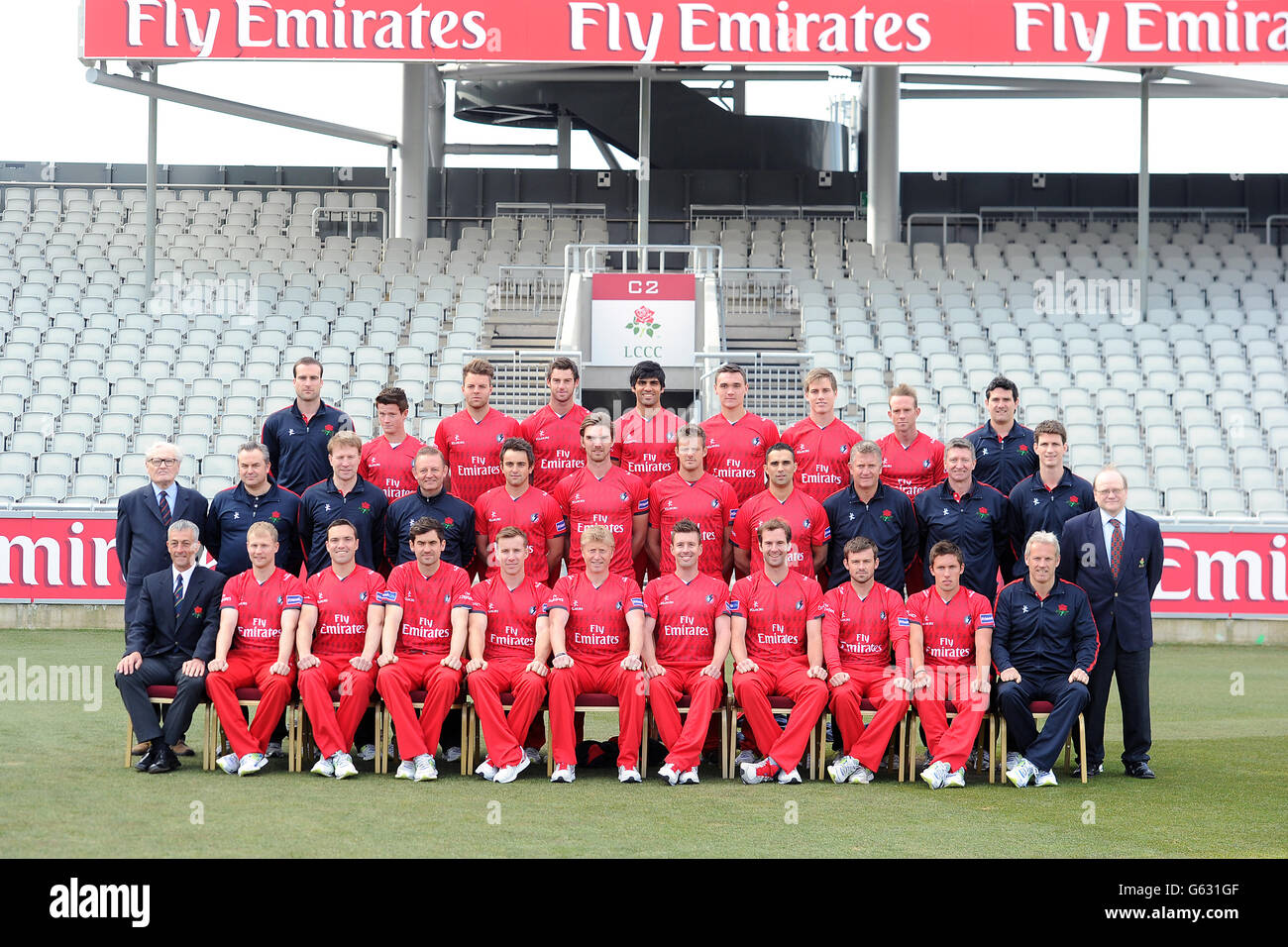 Cricket - Lancashire Photocall 2013 - Emirates Old Trafford Stock Photo