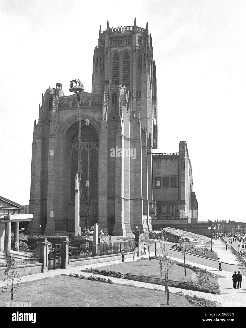 Religion - The Anglican Cathedral - Liverpool. The Anglican Cathedral in Liverpool. Stock Photo
