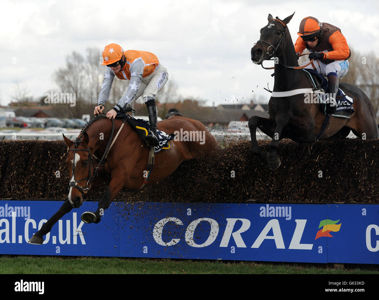 Horse Racing - 2013 Coral Scottish Grand National - Day Two - Ayr Racecourse Stock Photo
