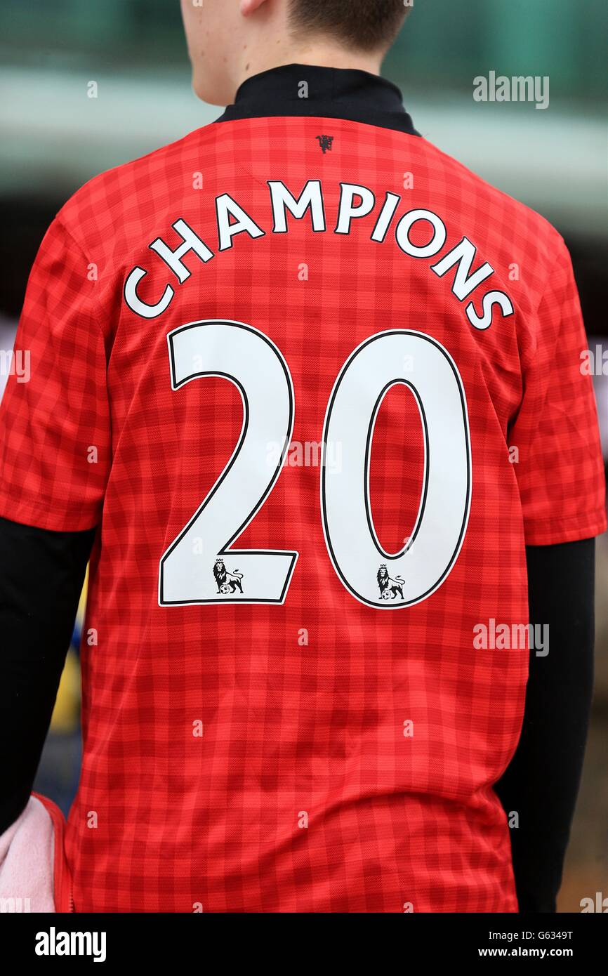 Soccer Barclays Premier League Manchester United V Aston Villa Stock Photo Alamy