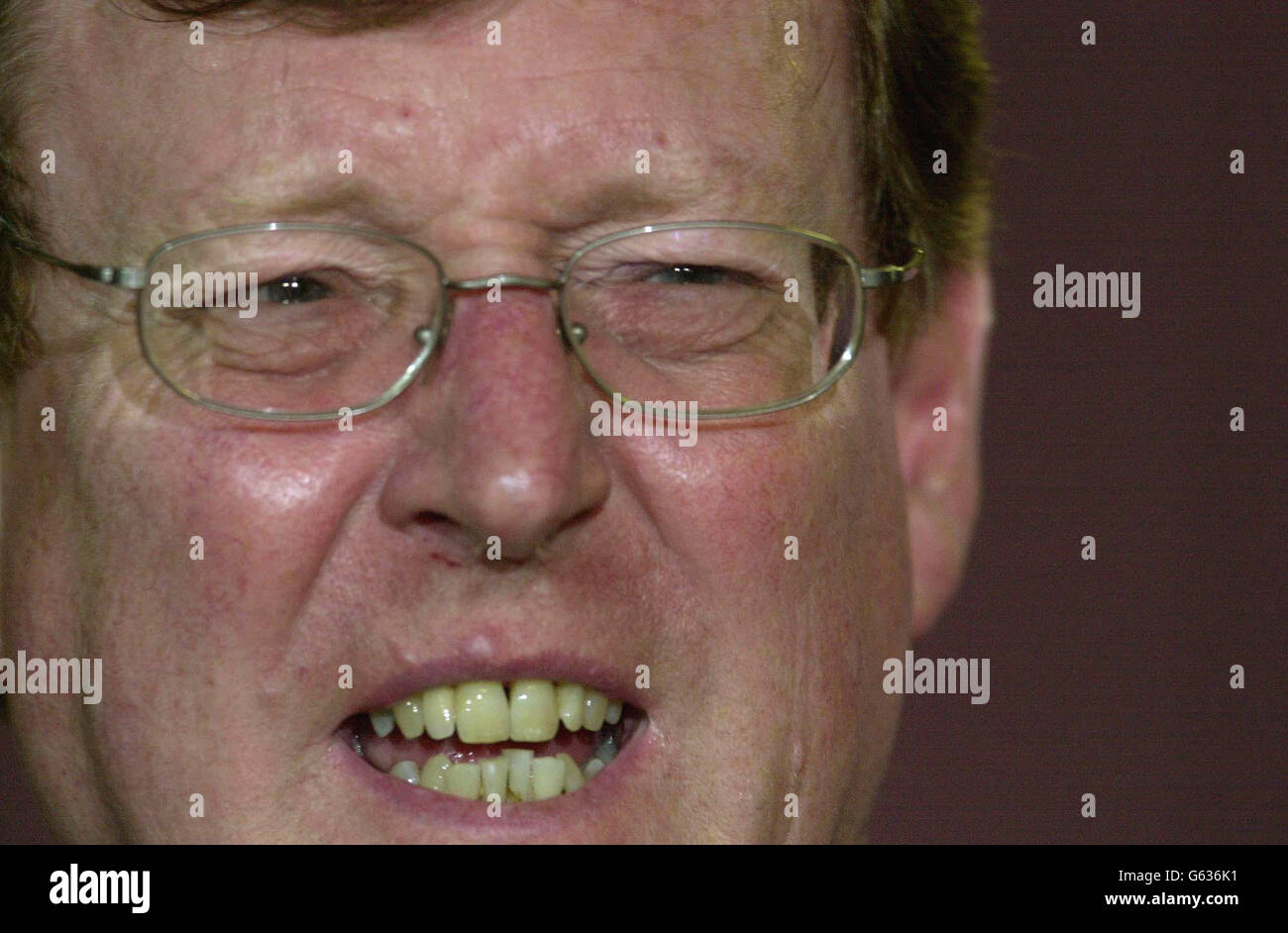 David Trimble Tory Conference Stock Photo Alamy