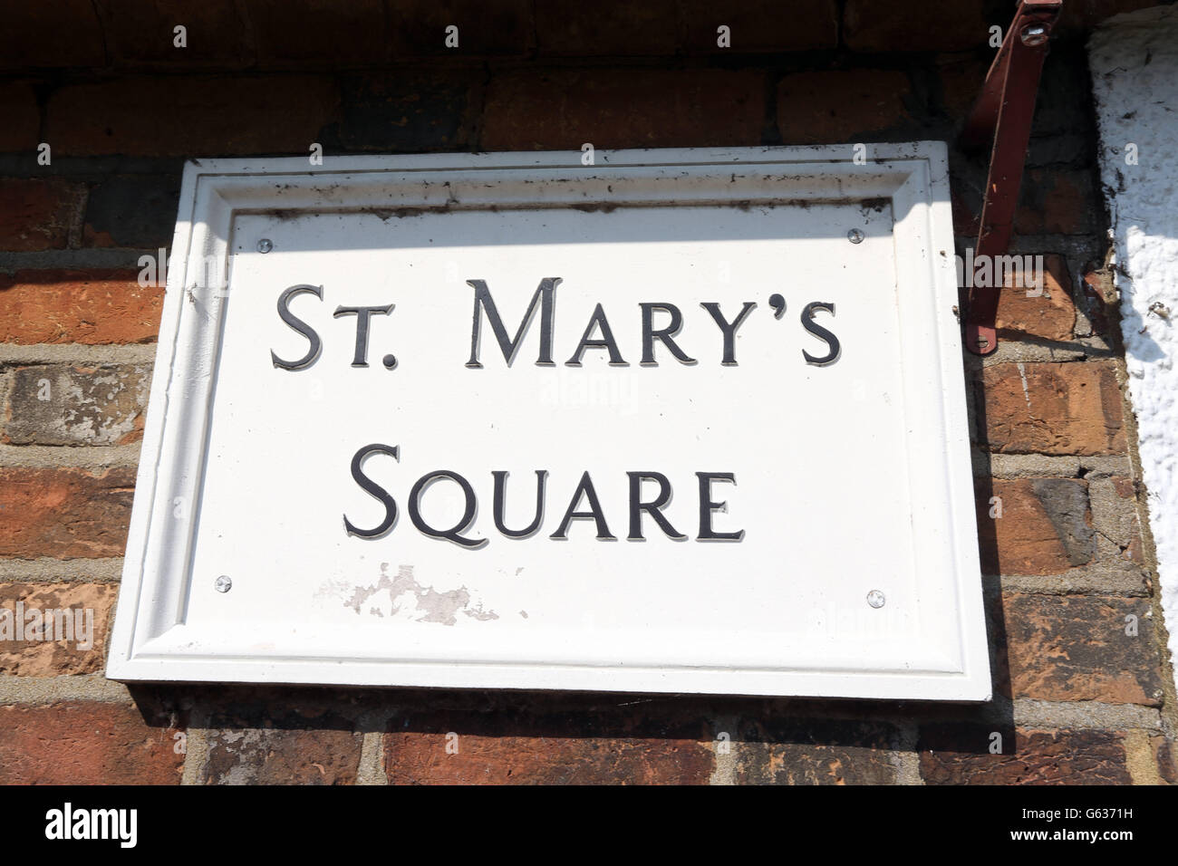 St Mary the Virgin church in Aylesbury, Buckinghamshire, where a man found a human ear was found yesterday while walking his dog in the graveyard. Stock Photo