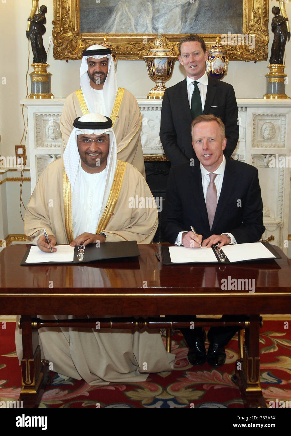 Chairman Abu Dhabi Crown Princes Court Greg Barker Hi Res Stock