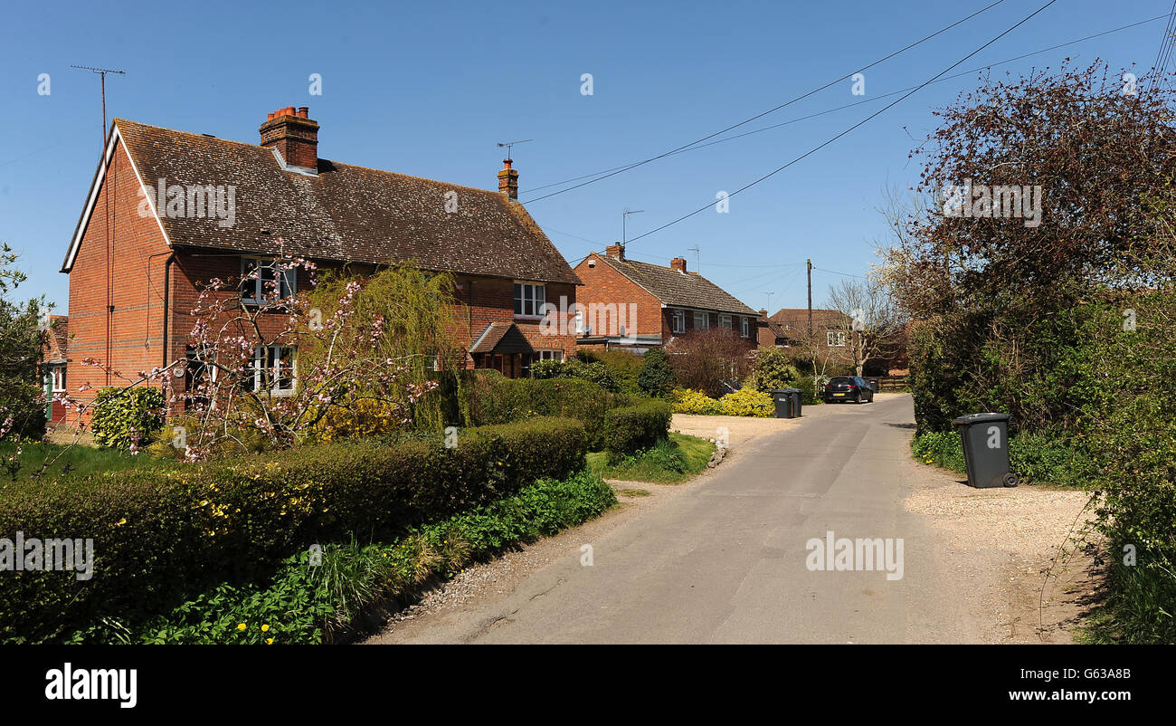 Bucklebury Village Stock Stock Photo 107024075 Alamy