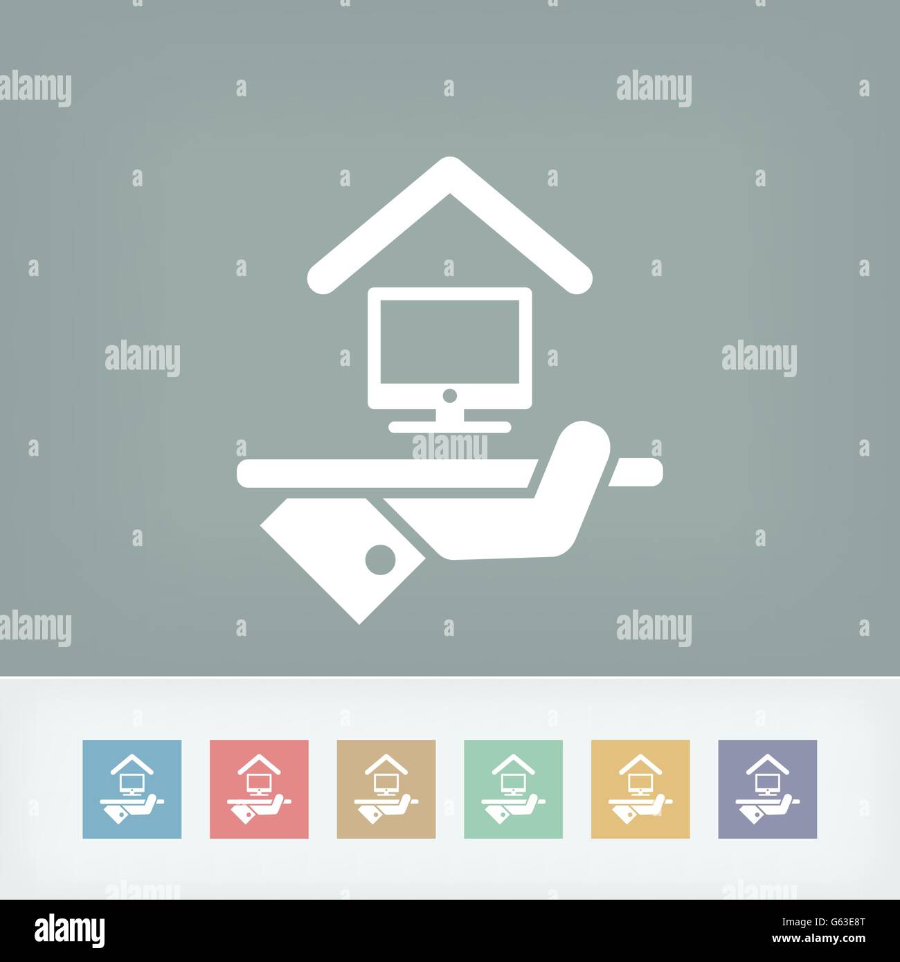 Hotel icon. Television Stock Vector Image & Art - Alamy